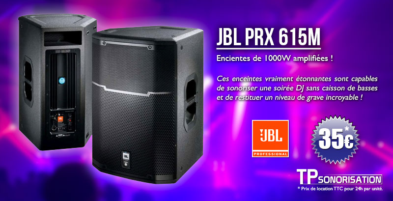 JBL PRX 615M en Location chez TP SONORISATION